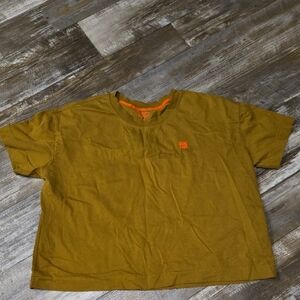 Duluth Trading Co Brown Crop Top